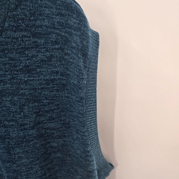 H2H Blue Teal Sweater V-Neck Vest Size 3xl - Picture 3 of 10